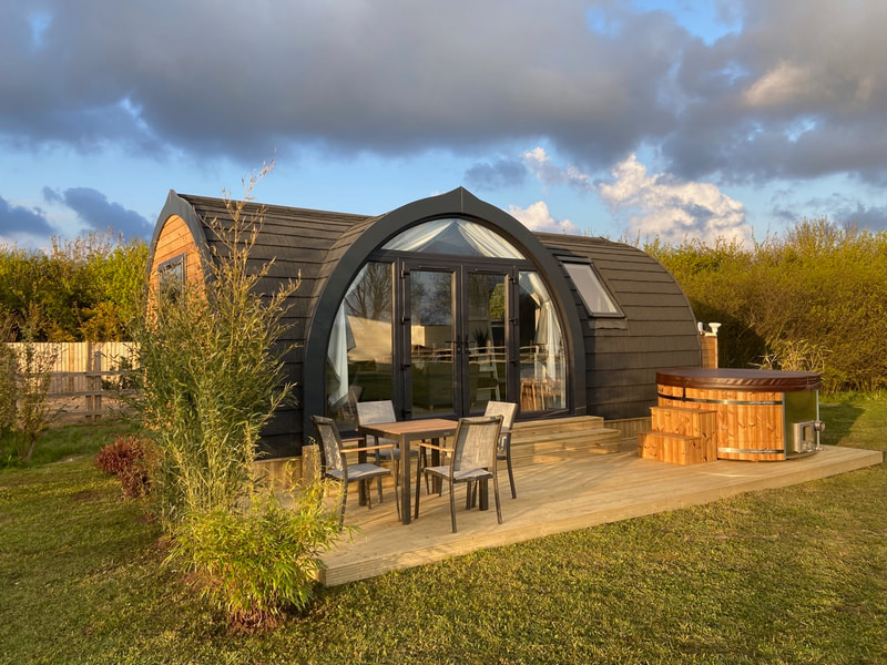 Self contained luxury glamping pods for sale