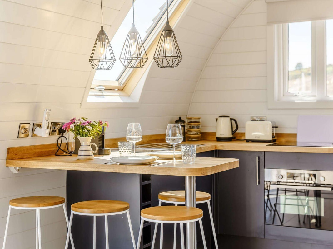 Glamping Pods with Kitchen