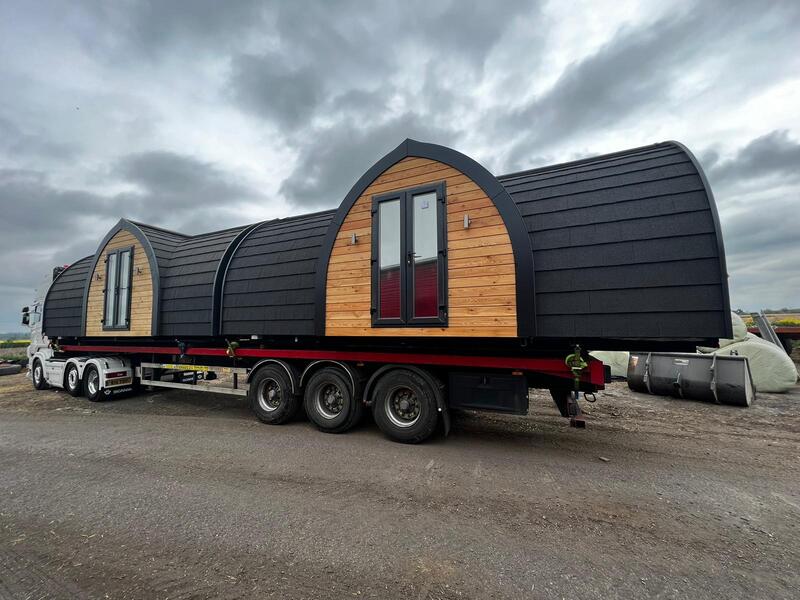 Camping pods delivery Otter plus