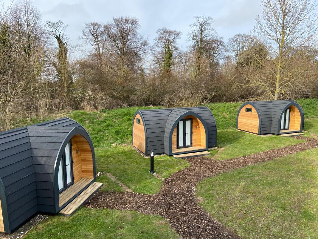 Wooden camping pods for sale